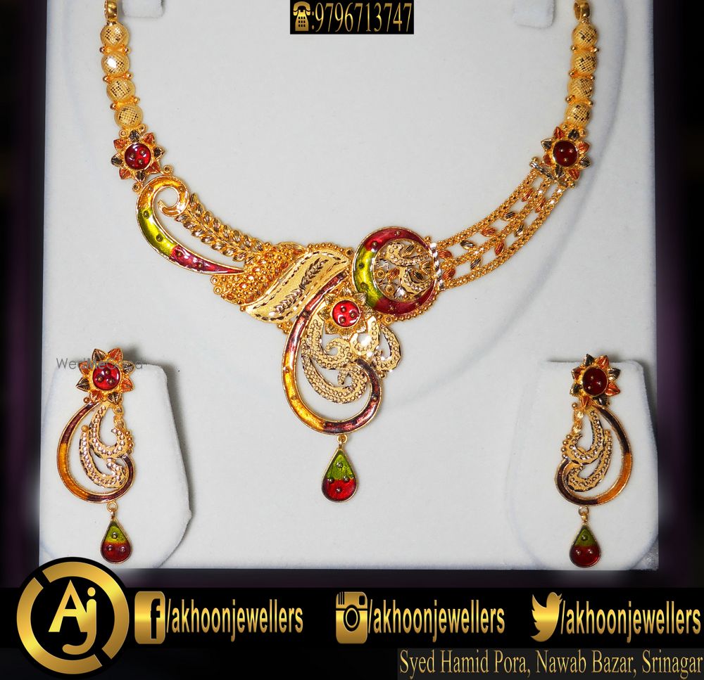 Photo From Gold  Necklaces - By Akhoon Jewellers