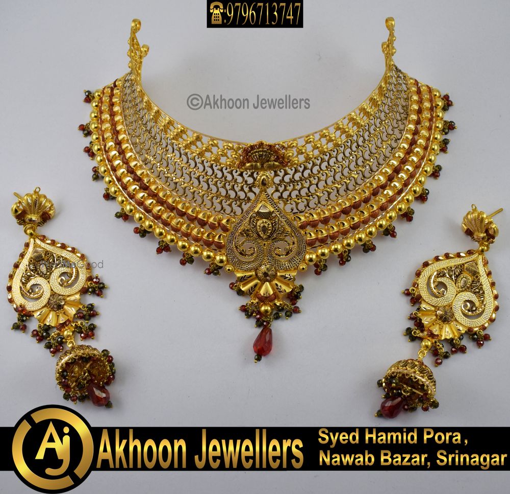 Photo From Gold Choker Sets - By Akhoon Jewellers