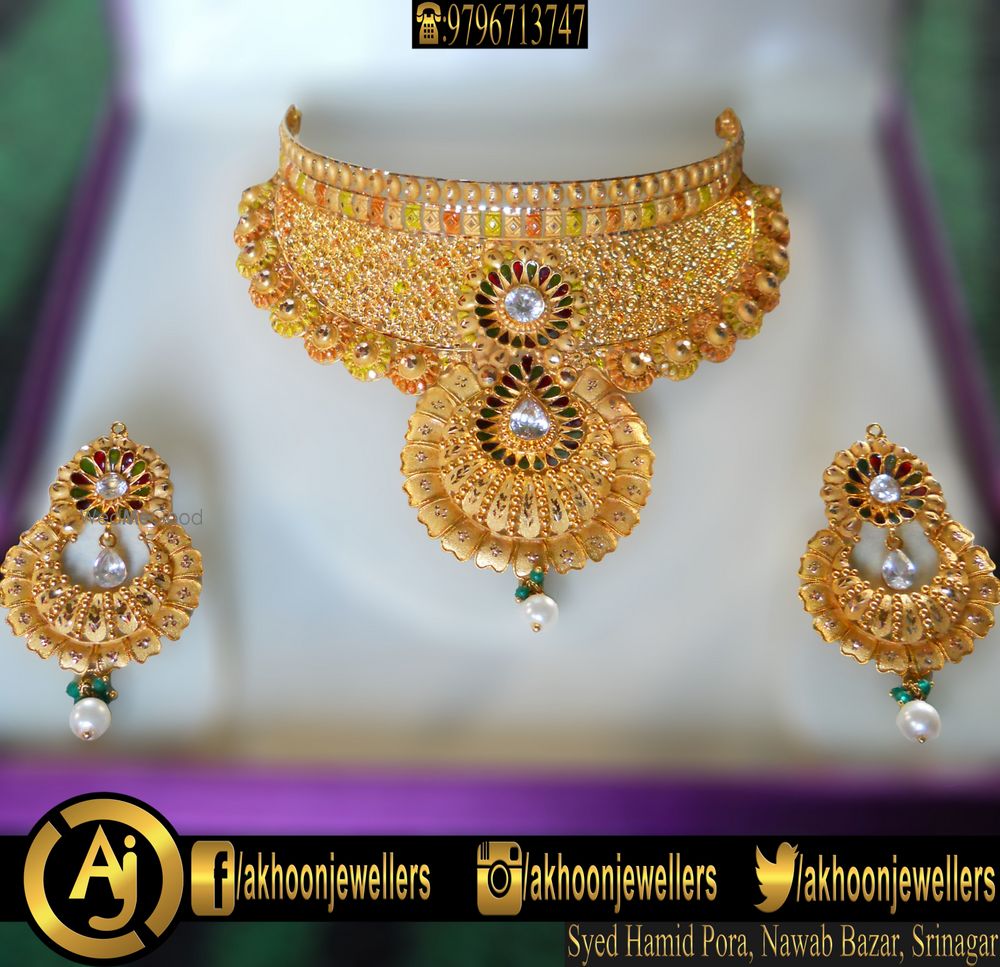 Photo From Gold Choker Sets - By Akhoon Jewellers