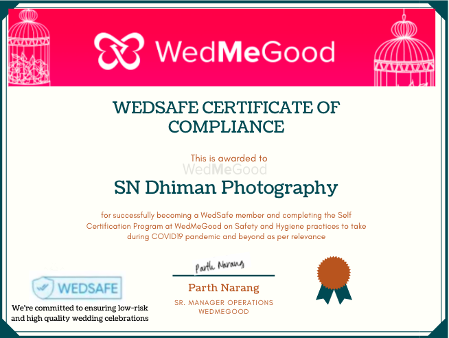 Photo From WedSafe - By SN Dhiman Photography