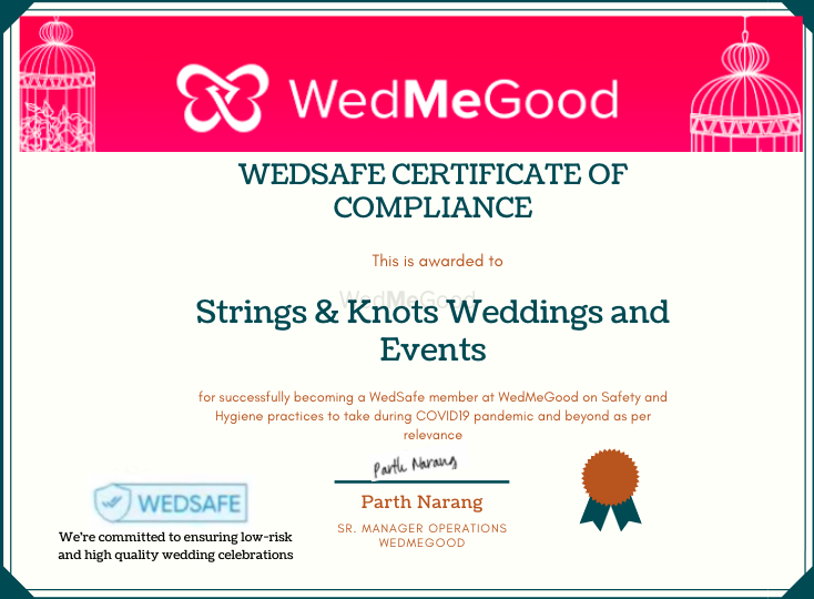 Photo From WedSafe - By Strings & Knots Weddings And Events