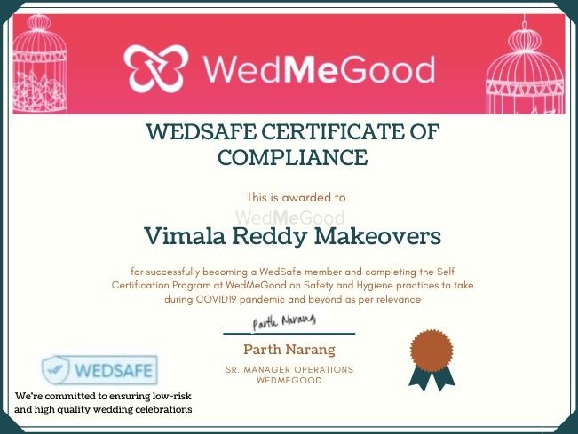 Photo From Wedsafe - By Vimala Reddy Makeovers