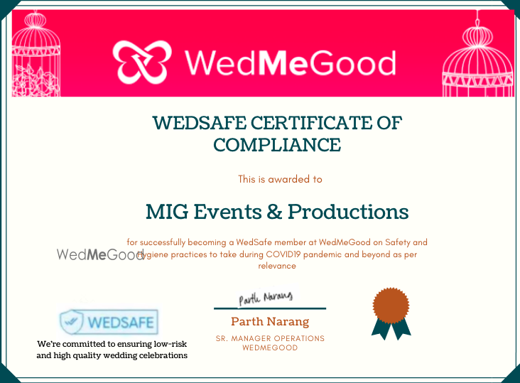 Photo From WedSafe - By MIG Events & Productions