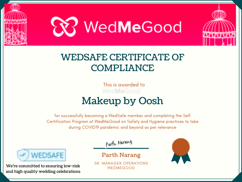 Photo From WedSafe - By Makeup by Oosh