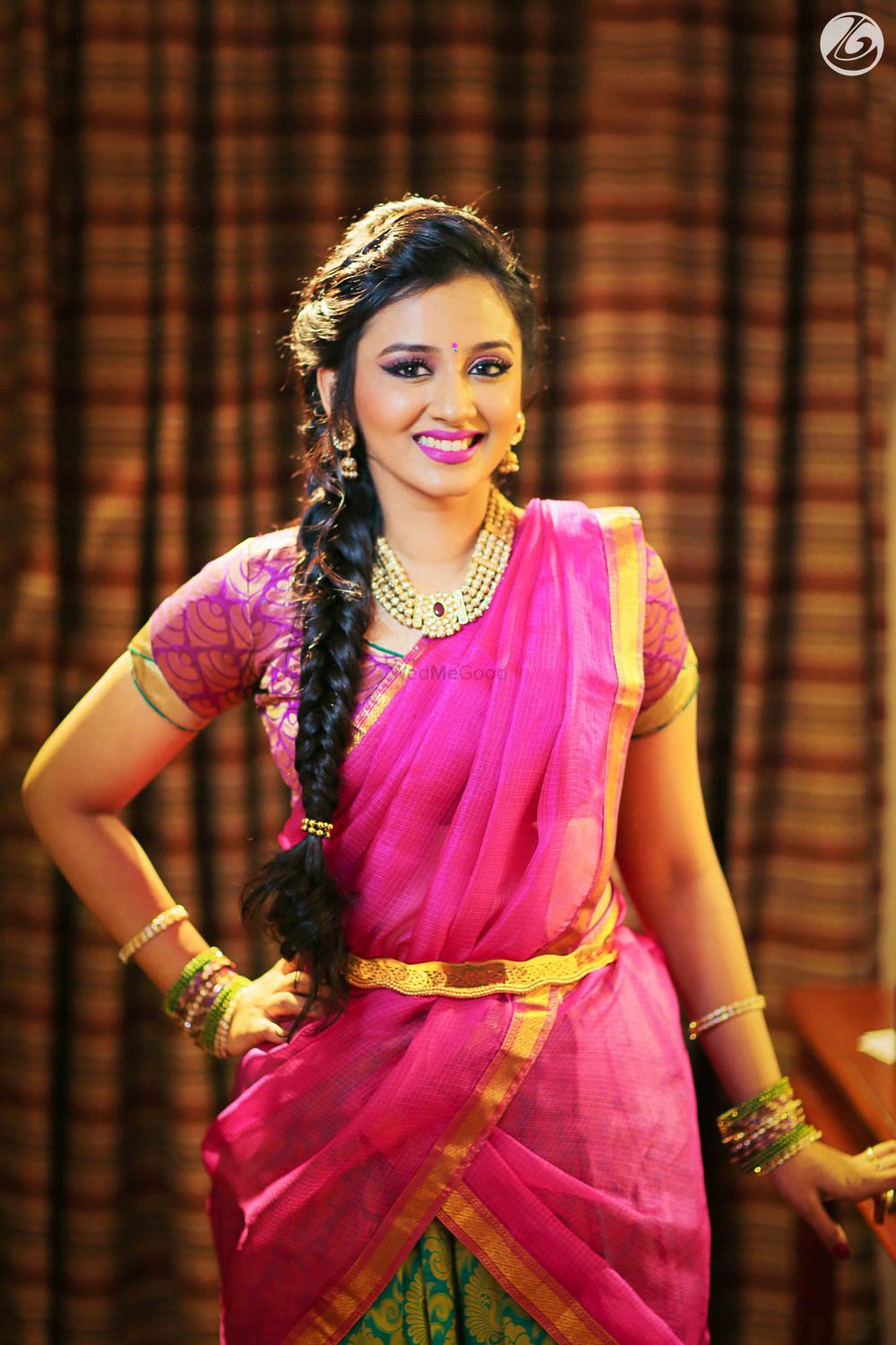 Photo of South Indian Bride with Fish Tail Braid