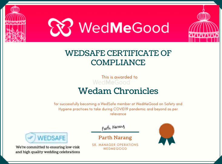 Photo From WedSafe - By Wedam Chronicles