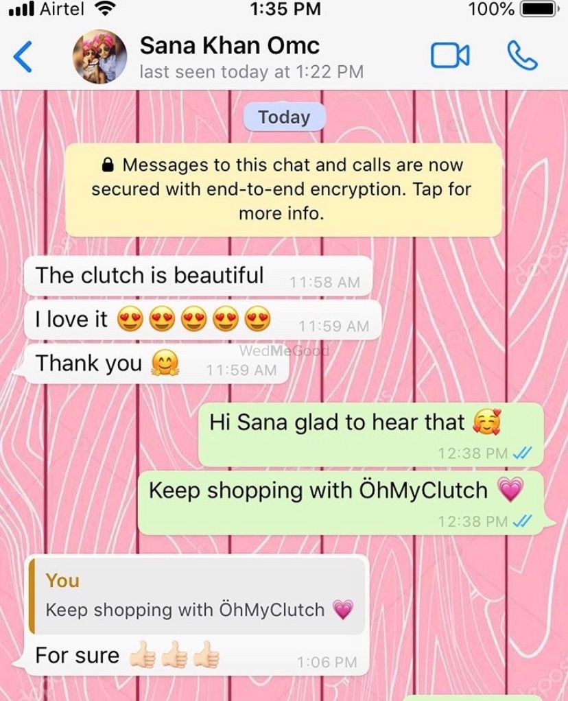Photo From client reviews - By Oh My Clutch by Aafreen Aamir