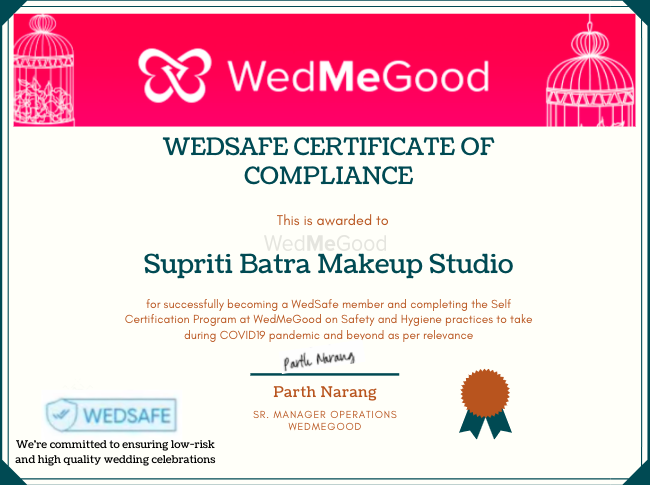 Photo From WedSafe - By Supriti Batra Makeup Studio