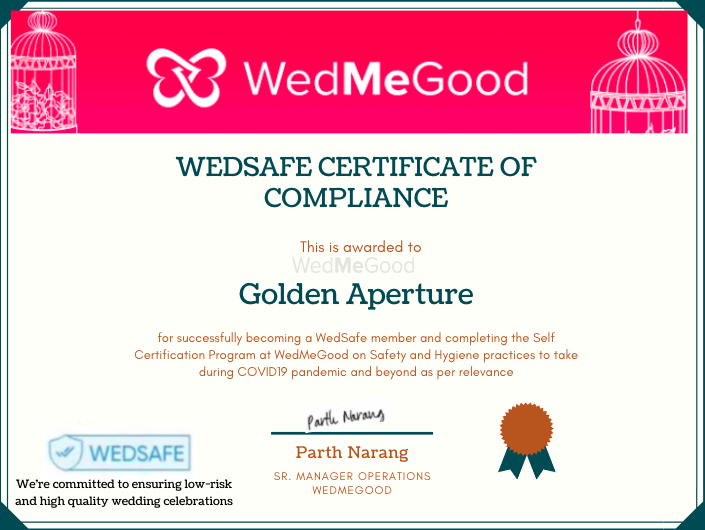 Photo From WedSafe - By Golden Aperture
