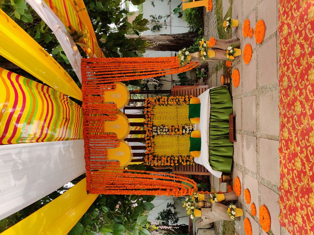 Photo From haldi decor - By Cabanas Event Planners and Decorators