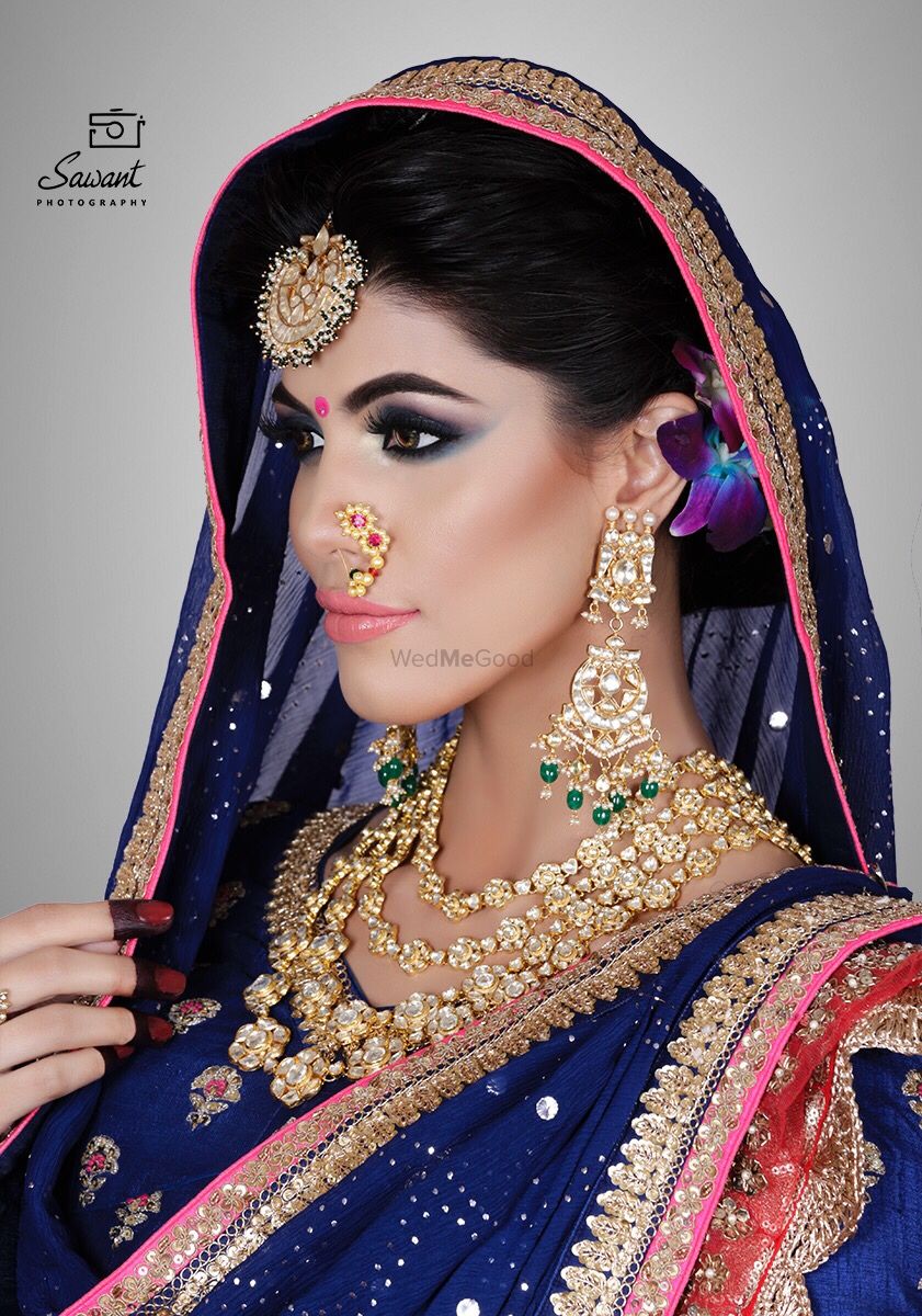 Photo of Indian bride in blue