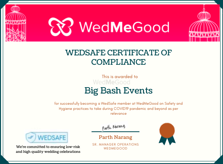 Photo From WedSafe - By Big Bash Events