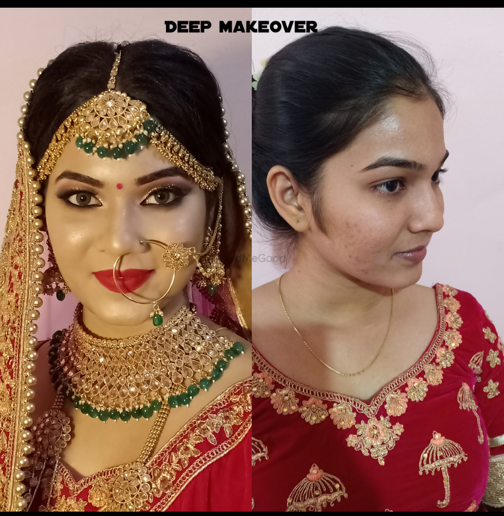Photo From Abhilasha Singh wedding pictures - By Deep Hair and Makeup Artist