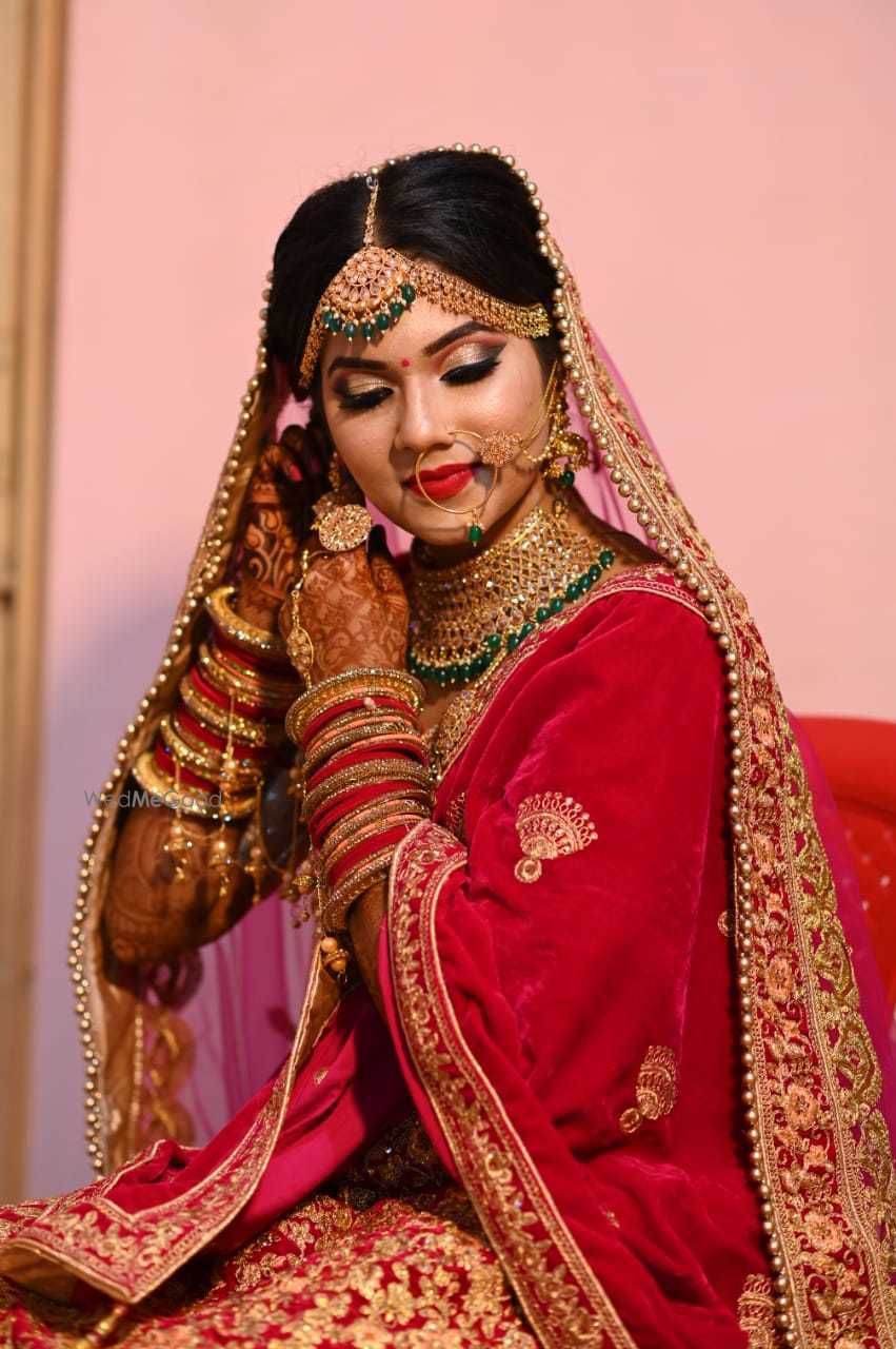 Photo From Abhilasha Singh wedding pictures - By Deep Hair and Makeup Artist