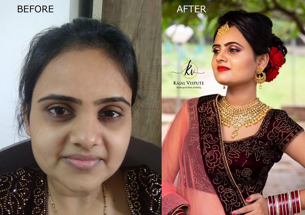 Photo From Before-After - By Kajal Vispute Makeup & Hair Artistry