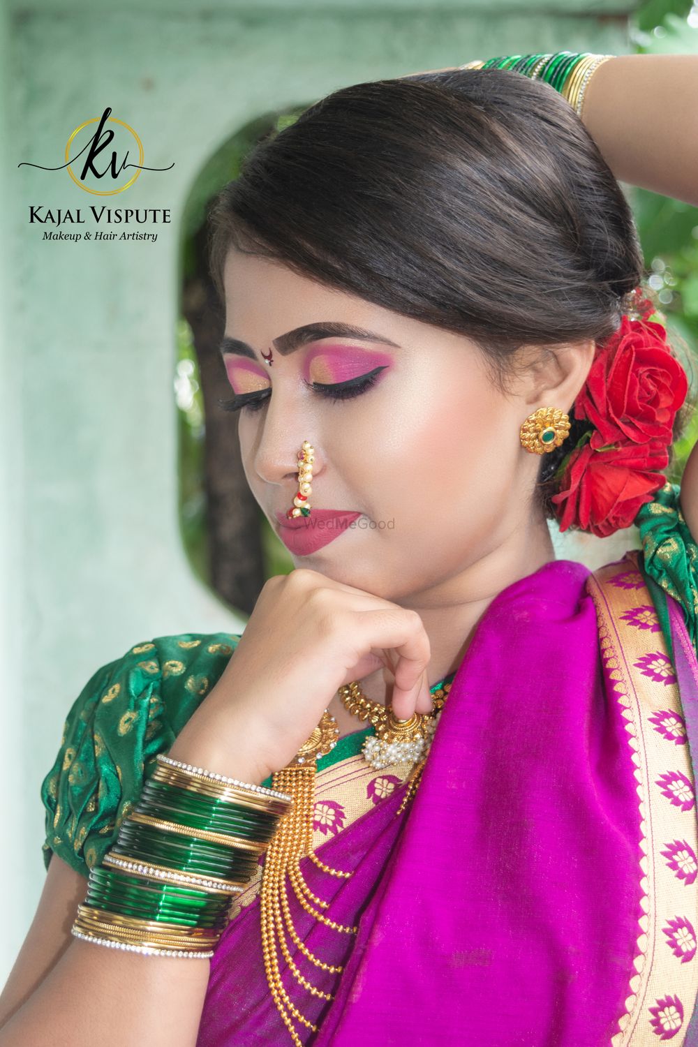 Photo From Nauvari Look - By Kajal Vispute Makeup & Hair Artistry
