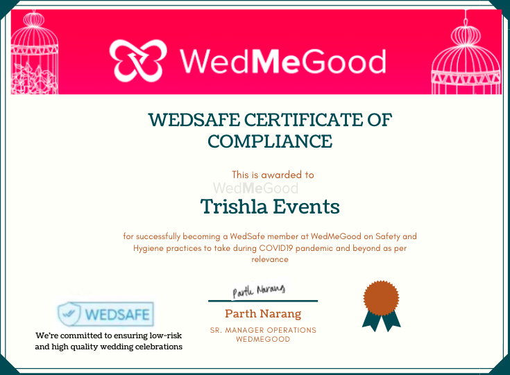 Photo From WedSafe - By Trishla Events