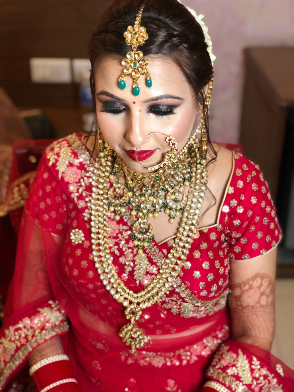 Photo From Classic Red Bride - By Makeup by Samdisha
