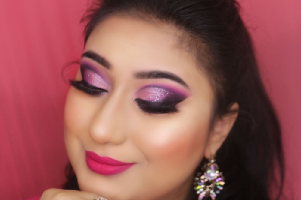 Photo From pink and black smokey eyes  - By Get Sparkled by Aenaz Khan 
