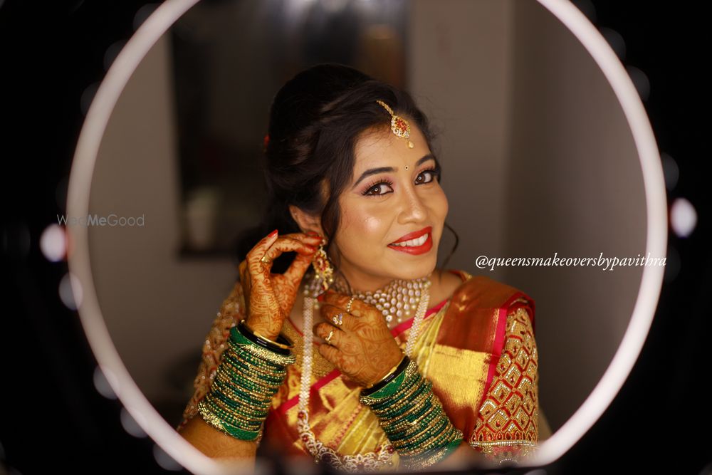 Photo From Thulasi's Reception Makeover - By Queens Makeovers by Pavithra