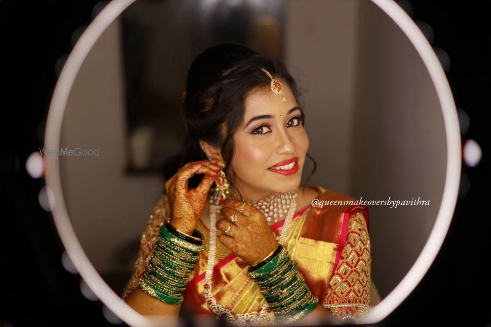 Photo From Thulasi's Reception Makeover - By Queens Makeovers by Pavithra