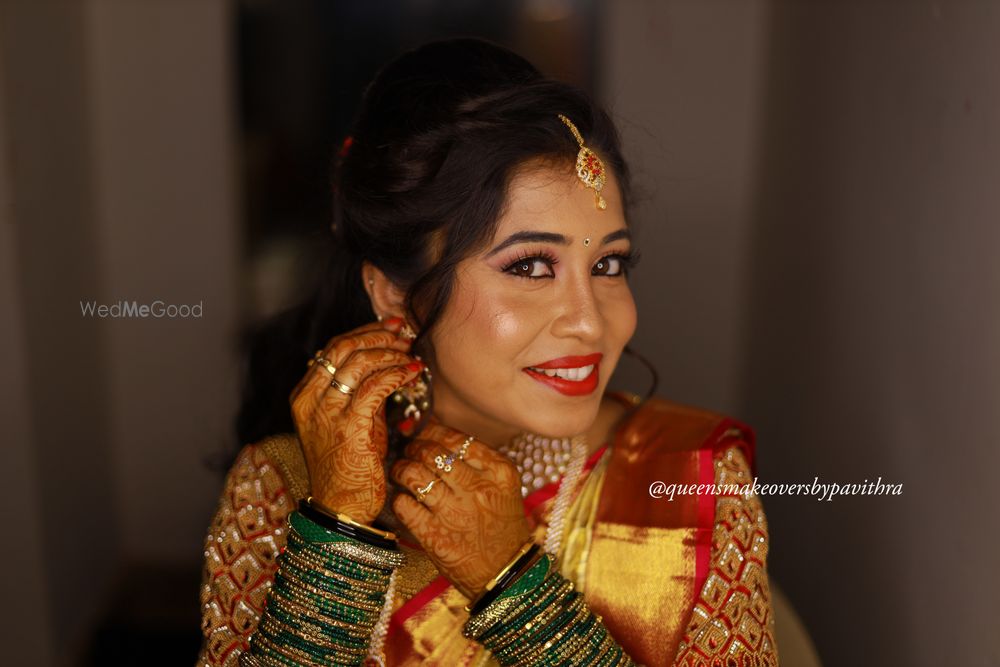 Photo From Thulasi's Reception Makeover - By Queens Makeovers by Pavithra