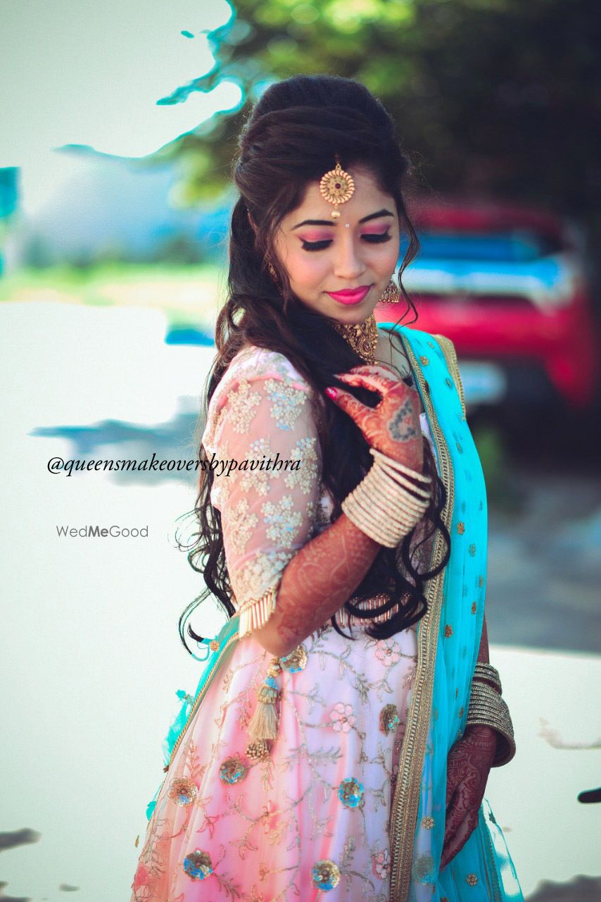 Photo From Thulasi's Engagement - By Queens Makeovers by Pavithra