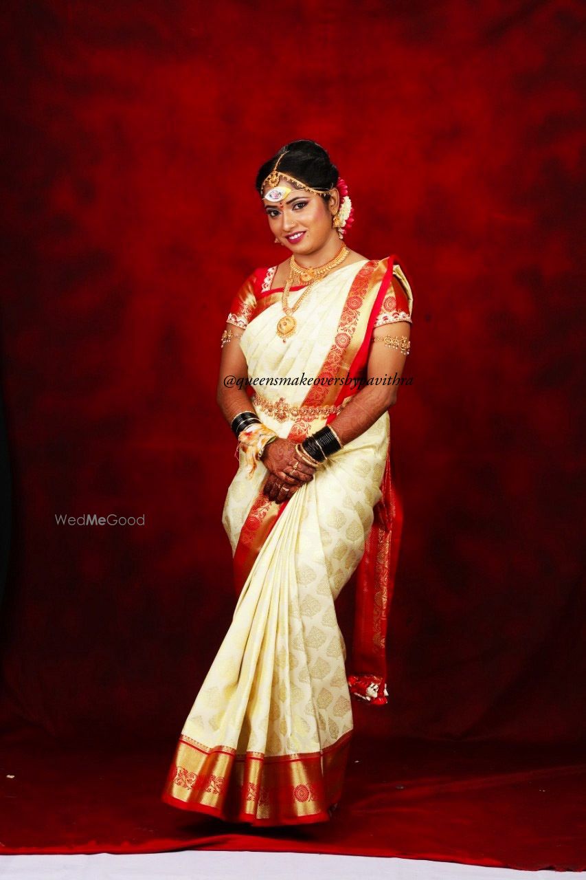 Photo From Megha's Muhurtham look - By Queens Makeovers by Pavithra