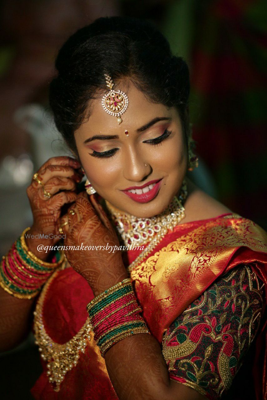 Photo From Megha's Reception Makeover - By Queens Makeovers by Pavithra