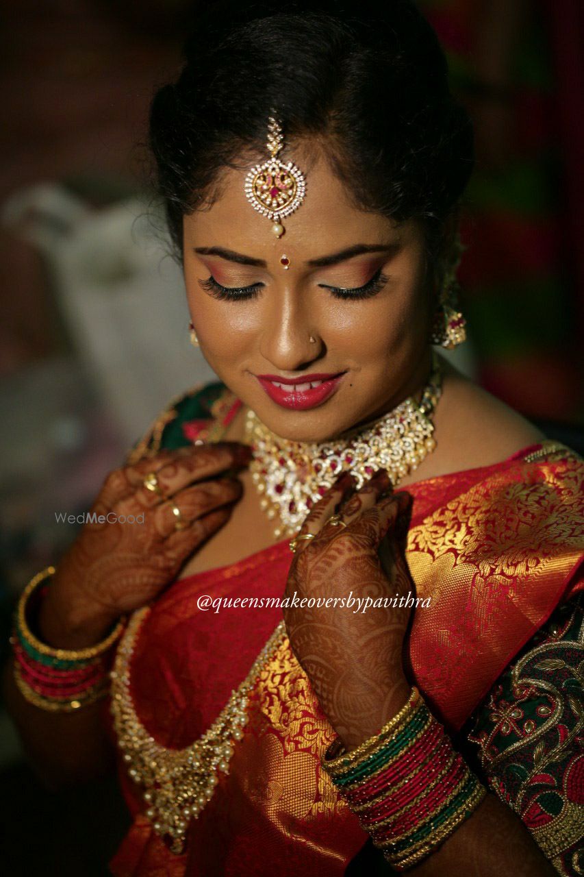 Photo From Megha's Reception Makeover - By Queens Makeovers by Pavithra