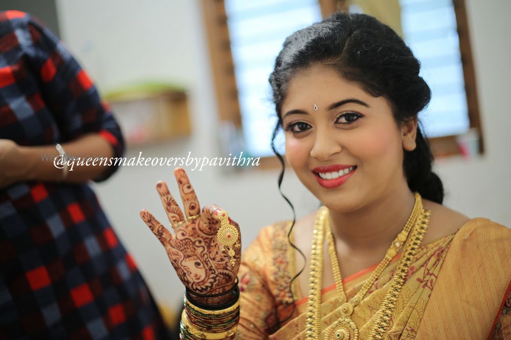 Photo From Lavanya's Reception Makeover - By Queens Makeovers by Pavithra