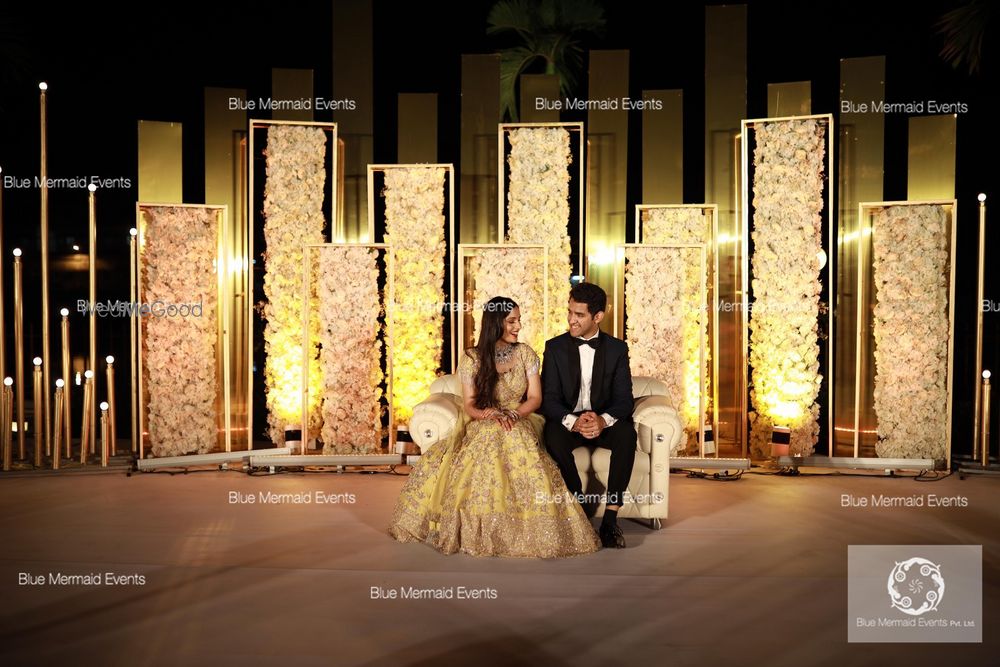 Photo From Gaurav + Kruti Wedding Reception @ Crowne Plaza - By Blue Mermaid Events