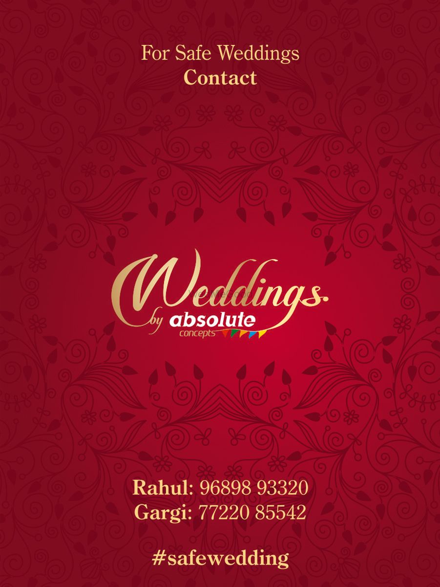Photo From #lockdownwedding #safewedding #ShubhकीRoop - By Weddings by Absolute Concepts