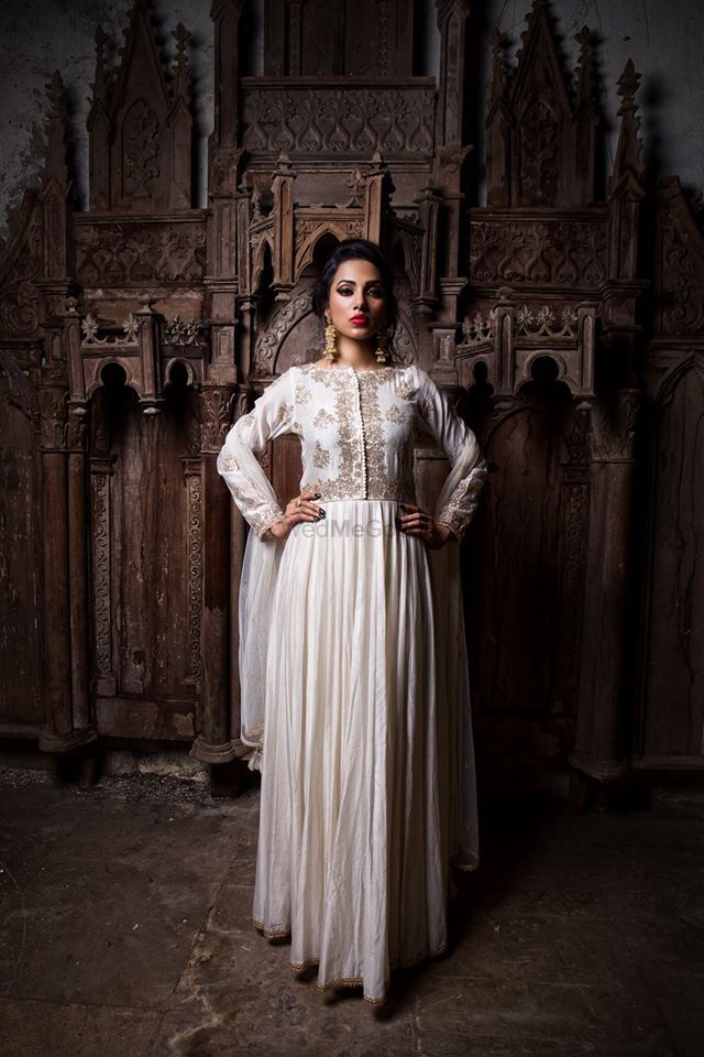 Photo From Golden Beauty - Anarkali with Lehenga bottom - By J & V Couture House