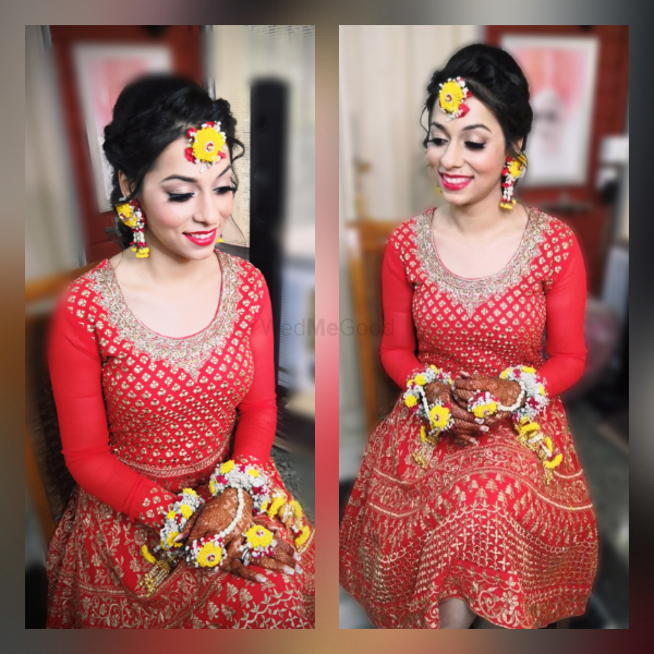 Photo From Krutika's wedding , Sangeet and Mehendi look - By Makeup by Disha Doshi