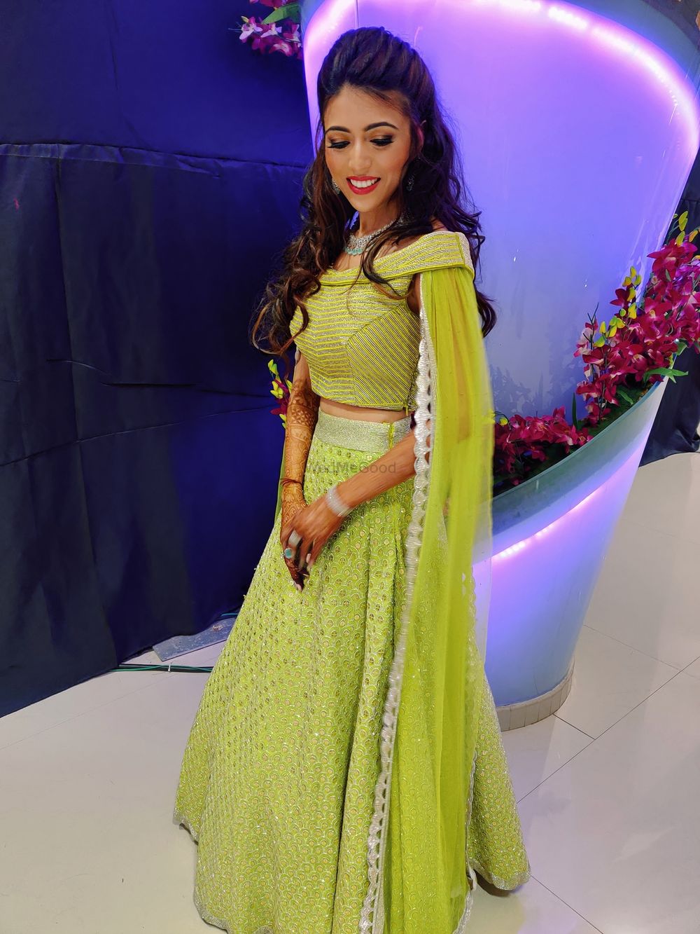 Photo From Hinanshi's Wedding , sangeet and Reception look - By Makeup by Disha Doshi