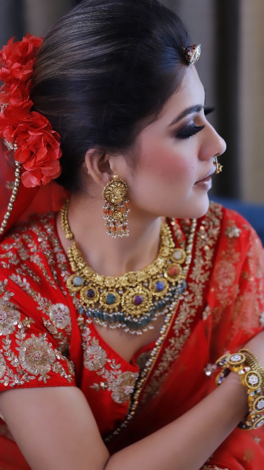 Photo From Rajasthani Royal Bride  - By The Top Knot Salon