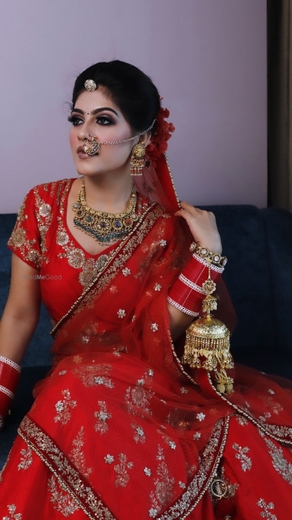 Photo From Rajasthani Royal Bride  - By The Top Knot Salon