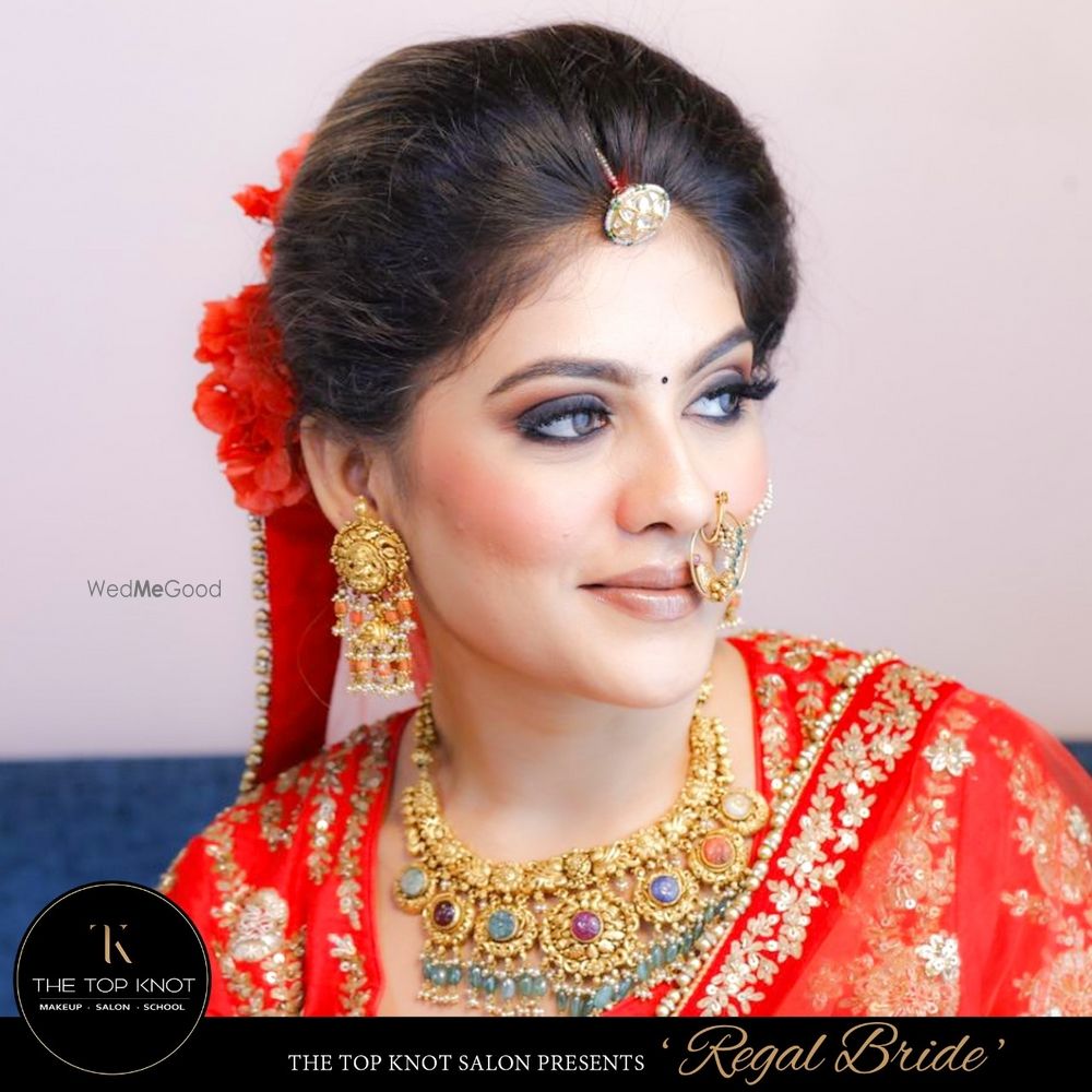 Photo From Rajasthani Royal Bride  - By The Top Knot Salon