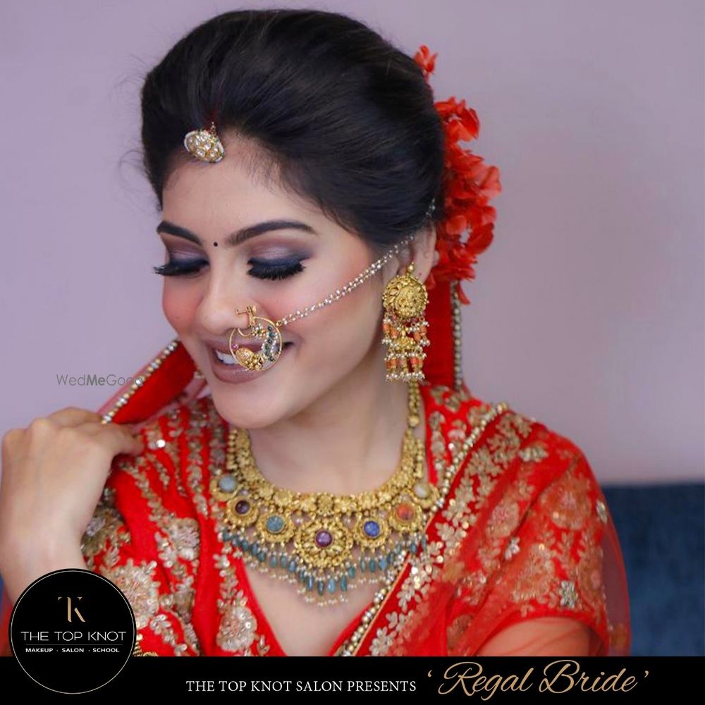 Photo From Rajasthani Royal Bride  - By The Top Knot Salon