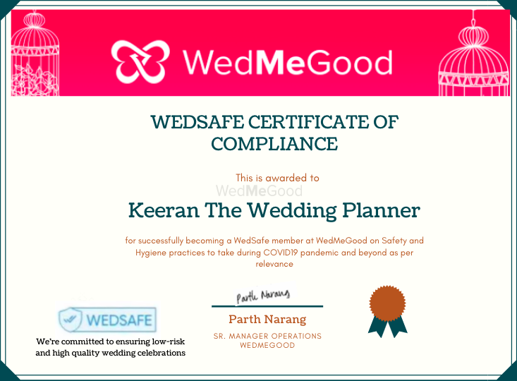 Photo From WedSafe - By Keeran The Wedding Planner
