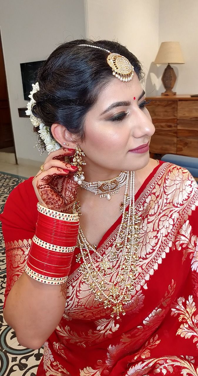 Photo From Priyanka Dogra- a beautiful chirpy bride❤️ - By Makeup By Sonam Chauhan