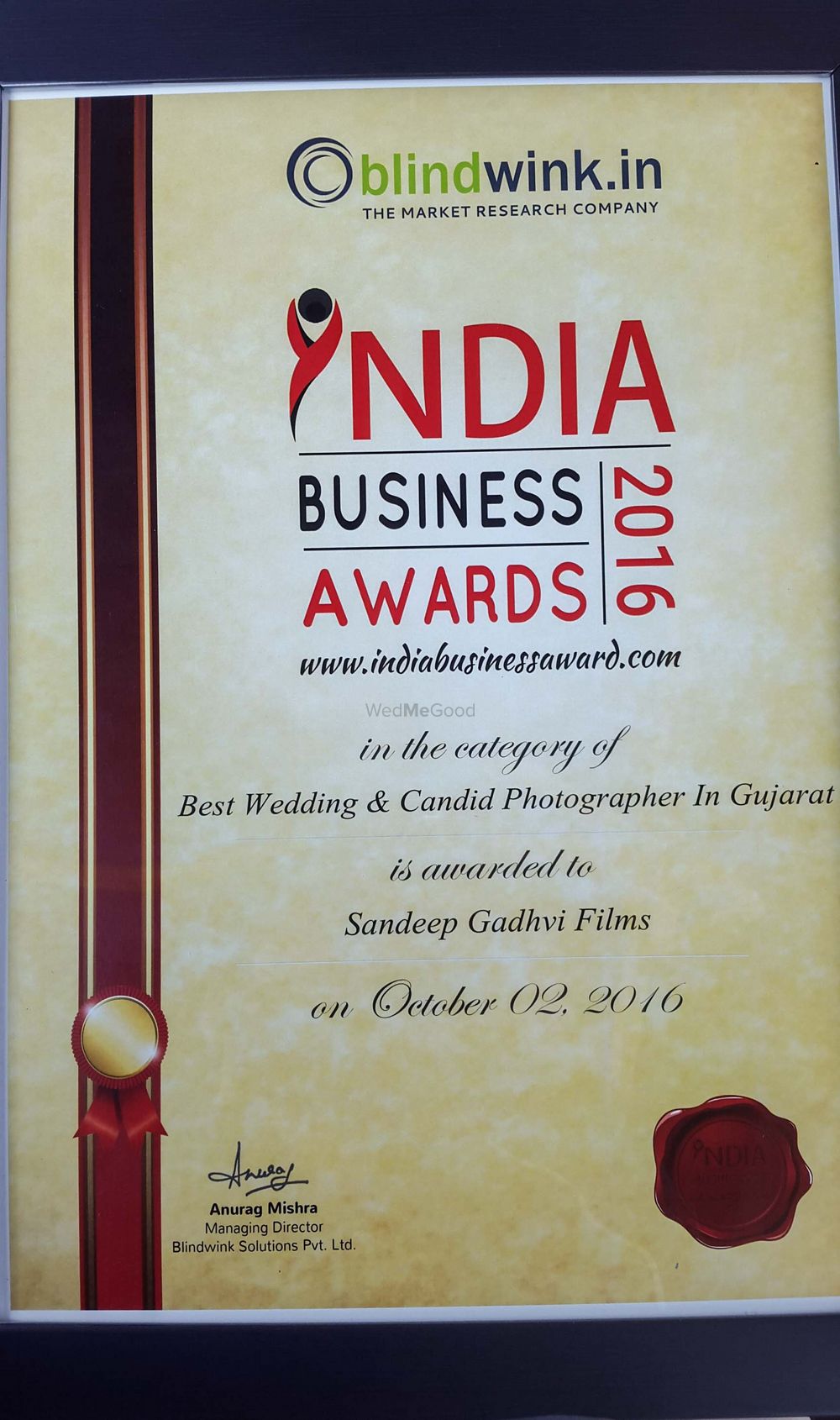Photo From Awards & Recognitions - By Sandeep Gadhvi Photography