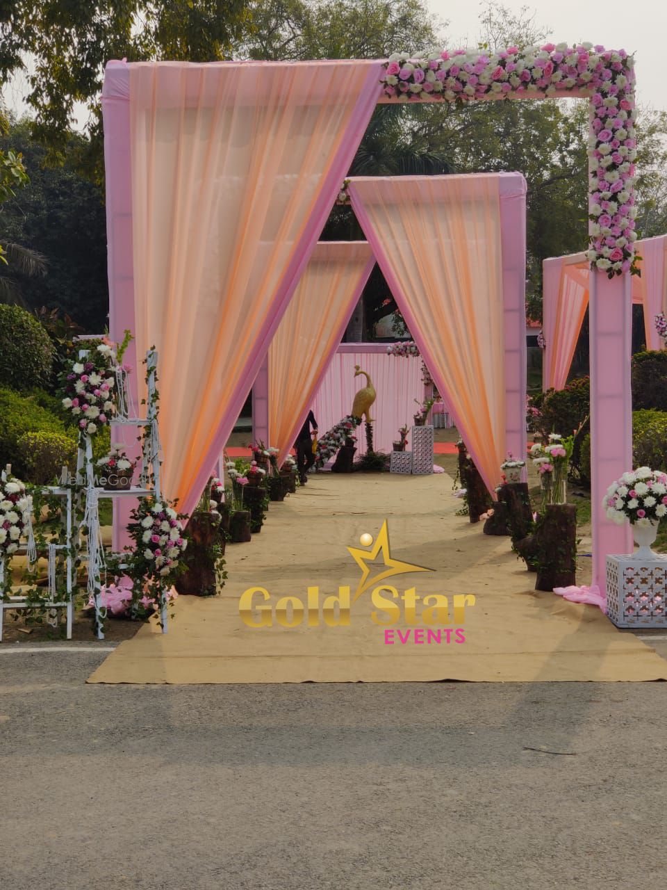 Photo From pink and peach theme decore - By Gold Star Events