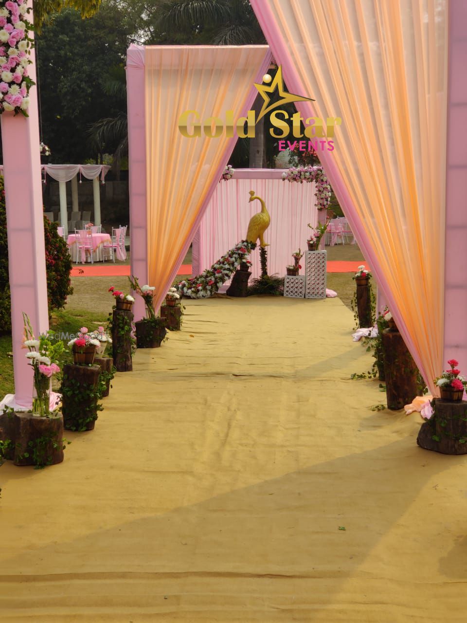 Photo From pink and peach theme decore - By Gold Star Events