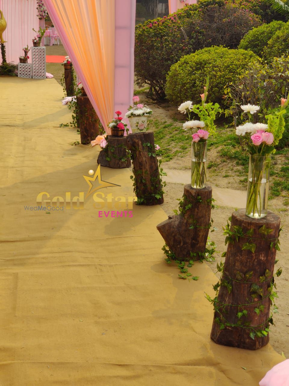 Photo From pink and peach theme decore - By Gold Star Events