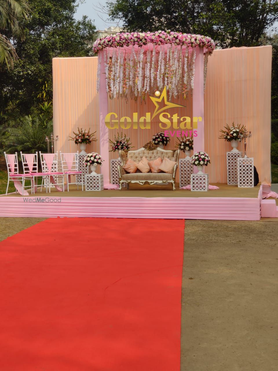 Photo From pink and peach theme decore - By Gold Star Events