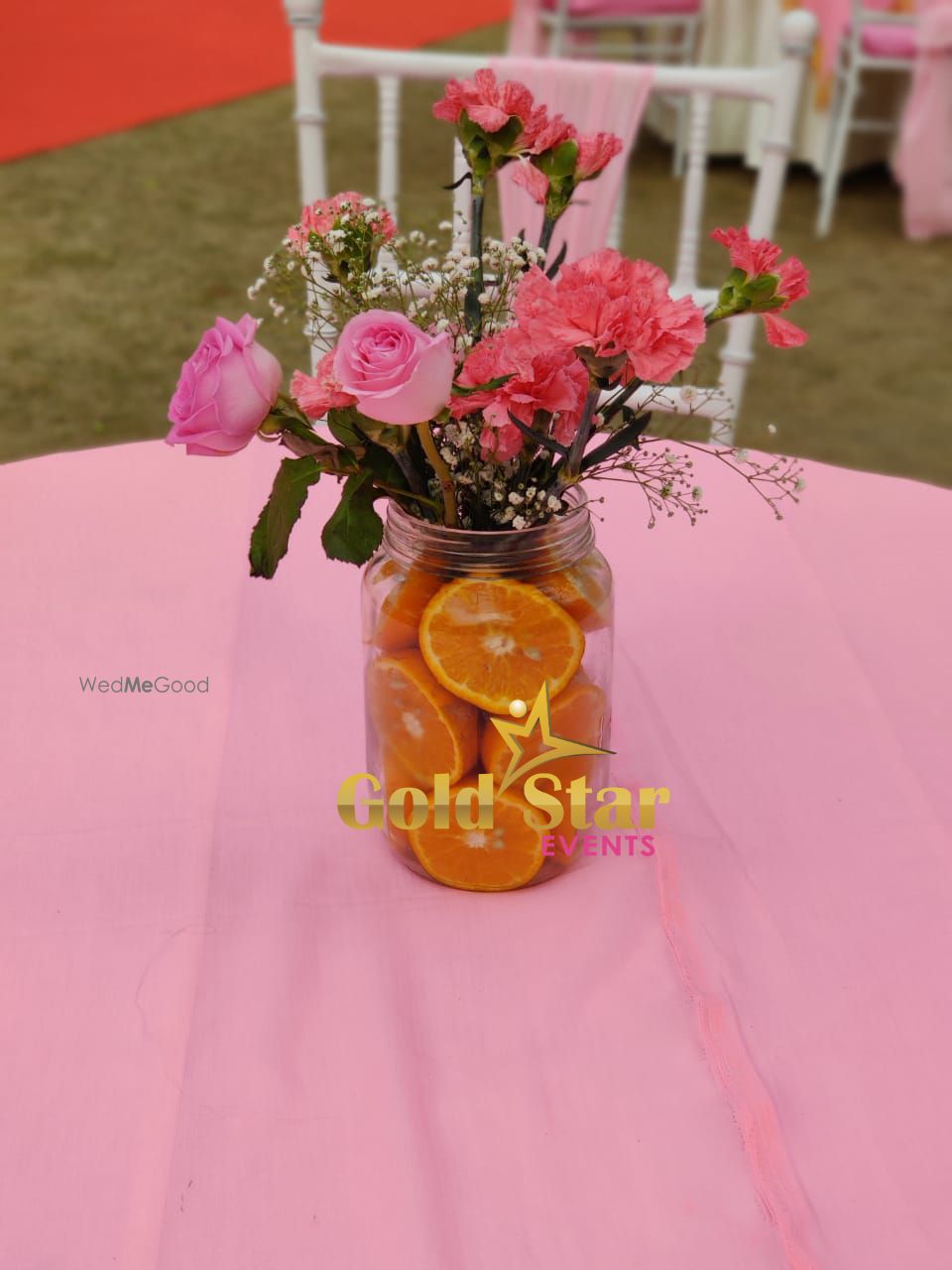 Photo From pink and peach theme decore - By Gold Star Events