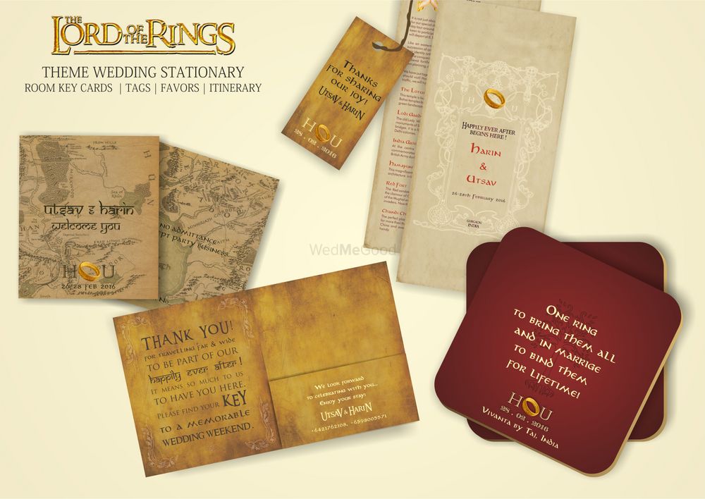 Photo From Lord of the Rings - By Puneet Gupta Invitations