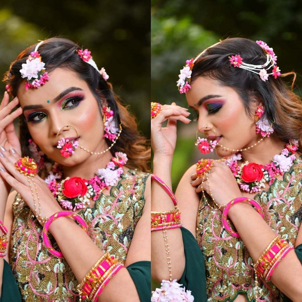 Photo From Haldi Mehndi Look Makeup - By Makeup Artistry By Sonam